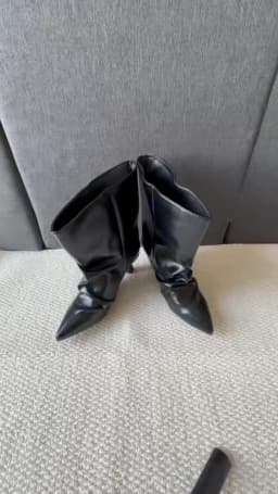 Autumn Winter Pointed Toe Women Thin Heel Ankle Boots Street Style Slip On Party Short Botas Mujer