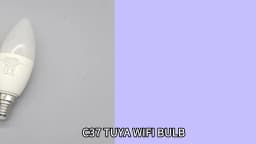 1-10PCS LED Candle Tuya Bulb WiFi E14 Smart RGB CW AC 85-265V 6W LED Lamp C37 Bulbs App Voice Control Support Alexa Google Home