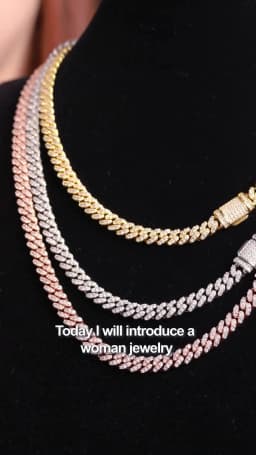 TUHE 6mm 8mm Width Fashion Miami Cuban Chain Necklace For Women Men's Hip Hop Jewelry Copper Cubic Zirconia Necklace Party Gi