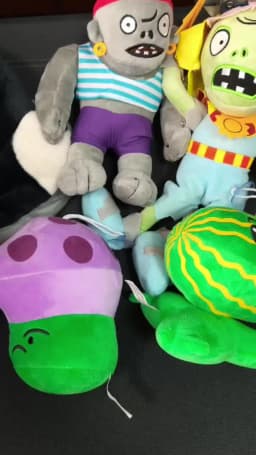 1pcs 30cm Plants VS Zombies Plush Toys PVZ Zombies Gargantuar Hats Pirate Zombies Plush Soft Stuffed Toys for Children Kids Gift