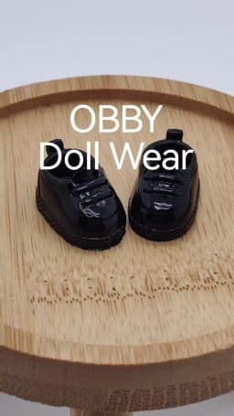 For Obitsu 11 Doll Cute Plastic Black Shoes Socks For YMY2.0 1/12 BJD P11 GSC Doll Dress Up Accessories