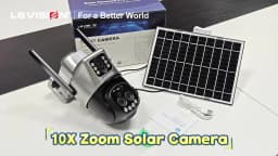 LS VISION V380 Dual Lens WIFI/4G Camera Solar 10X Zoom PIR Human Detection Night Vision Outdoor Security Video Cam 8MP 4K Cctv