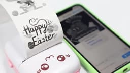 C9 mini HD Printer Portable Sticker Label Printer Bluetooth Pocket Thermal Printer with Paper for Student Note Inkless Printing