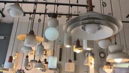 Natural Stone Pendant Light with E27 Bulb Travertine Hanging Lamp Ceiling Suspension for Kitchen Living Dining Room Bedroom
