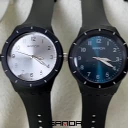 SANDA 9075 Casual Students Quartz Watches Simple Waterproof Silicone Strap Luminous Fashion Girl Boy Wristwatch reloj para niños