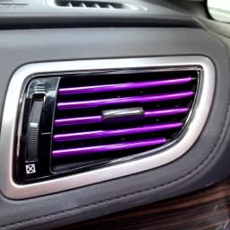 Car Air Conditioner Vent Outlet Trim 10pcs Pink DIY U Shape Car Trim Strip Auto Interior Side Air Vents Strip Car Interior Trim