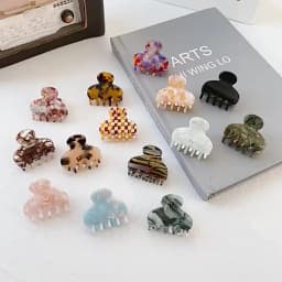 UXSL New Sweet Small Mini Hair Claws Acetate Hair Clips for Women Girl Barrettes Crab Clamp Ponytail Hairpin Fashion Accessories