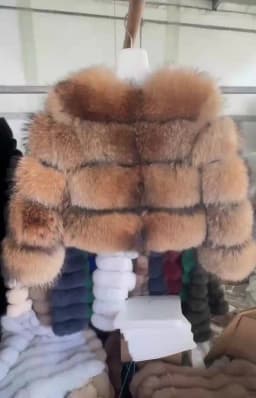 WEFURLENA Silver Fox Fur Coat Winter Jacket Women Natural Raccoon Fur Coat Street Warm Long Sleeve Natural Luxury Jackets