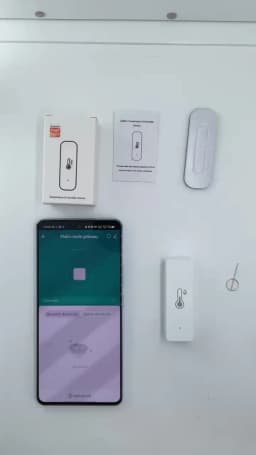 Tuya Wifi/Zigbee Temperature And Humidity Sensor Indoor Thermometer Smart Life Control For Home Work With Alexa Google Assistant