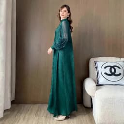 Miyake Pleated Heavy Industry Flower Disc Geometric Pleated Dress Versatile Age-reducing Mother Outfit 2025 for Women