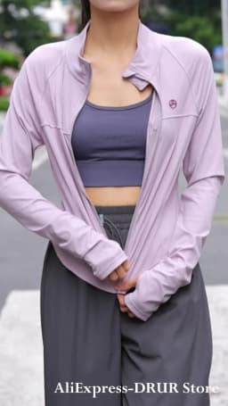 DRUR Two Piece Running Pants Set for Women Tracksuit 2 Piece Workout Jacket With Sweatpants Sets Loungewear Fall Street Style