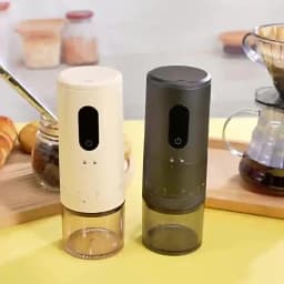 2026 New Upgrade Portable Electric Coffee Grinder with Ceramic Burr - 38 Adjustable Grind Settings - 1.8X Faster Grinding
