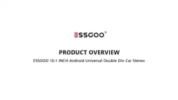 ESSGOO Android 15 Wireless Carplay Car Radio 2 Din 7"/9"/10" GPS Navigator MP5 Player Glass Screen Wi-Fi FM BT Auto Car Stereo