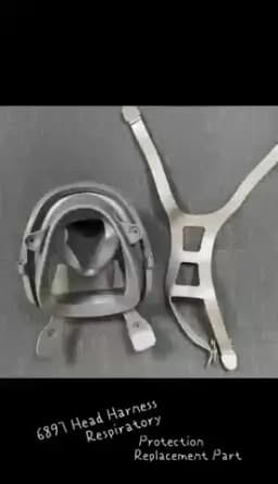 New 6897 Headband Harness For 6800 Dust Mask Full Face Gas Respirator Replace Accessories For 3M 6700/6800/6900 Mask