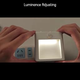 Motion Sensor Night Lights with US EU UK AU Plug Dimmable LED Warm White Ambient Light 2 in 1 Bedroom Living Room Toilet Stairs