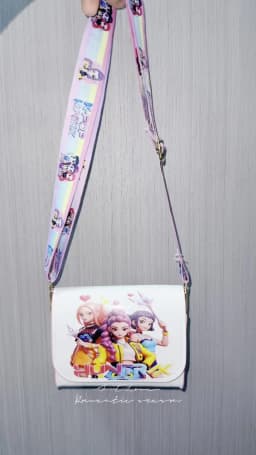 Cute Cartoon Print Crossbody Wallet Small Storage Bag for Kindergarten Students Birthday Gift