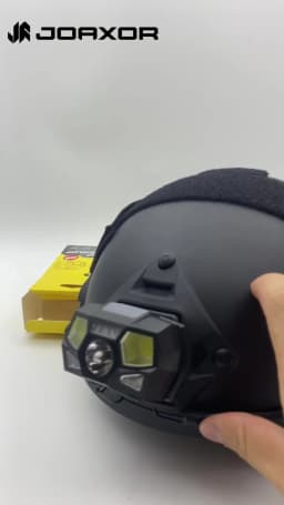 JOAXOR Mounted LED Tactical Helmet NVG Shield Mounted Light USB Charging Induction Suitable for Outdoor Hunting and Fishing