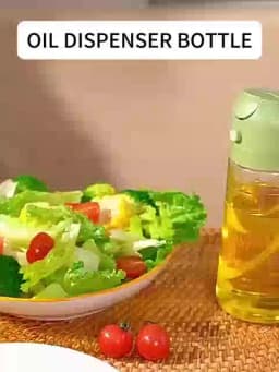 500ML 2-in-1 Dual Use Plastic Olive Oil Sprayer Dispenser Spray Pour Bottle Vinegar Mister Air Fryer BBQ Salad Kitchen Tools