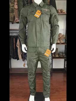 Men's Set Spring and Autumn New Outdoor Work Clothes Wear-resistant and Anti Fouling Camouflage Labor Protective Clothing