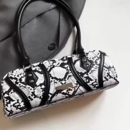 Snake Pattern PU Square Shoulder Bags High Quality Sense of Luxury Personality Popularity Women's Armpit Bags 2025 Fashion New