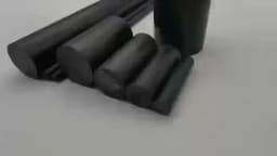 PA6 Pure Nylon Rods Wear Resistant Bar For Machining Black Diameter 3mm To 300mm
