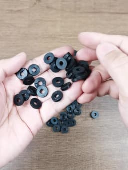 100pcs Rubber Washer Kydex Sheath Holster Washer Belt Clip Washer Hand Tool Parts