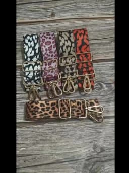 Fashionable and Versatile Leopard Print Shoulder Strap, Adjustable Single Shoulder Bag Strap, Replaceable Luggage Accessories