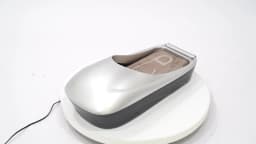 Automatic Shoe Film Machine Kit Shoe Cover Dispenser with 1 Roll Films Disposable Home Shoe Film Machine