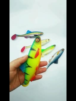 1Pc Fishing Lure Big Size Soft Bait Lures 20cm/7.87in/59.5g Swimbait Artificial Fishing Gear