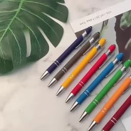 10-100 Customized Ballpoint Pen with Stylus Tip Print Name Logo Metal Pen for Business Graduation Birthday Anniversary Gift Pen