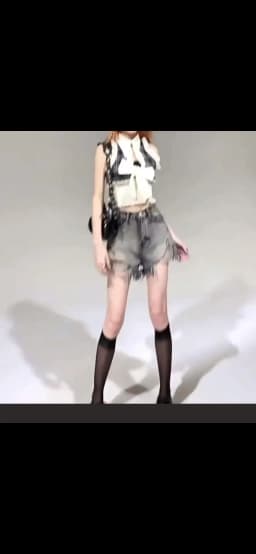 Worn Legs with Rough Edges Washed Black Denim Shorts 2026 Summer New Women Fashion A-line Wide Leg Hole Ripped Denim Shorts