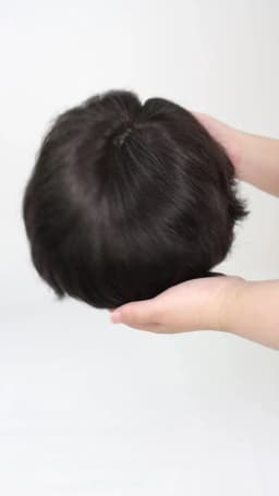 8x10" Breathable Fine Mono With NPU Toupee For Men Human Hair Piece Natural Black Male Wig Toupee Men's Replacement Systems
