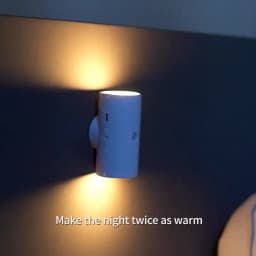 Rechargeable LED Night Light with Motion Sensor Wall Lamp 3 Light Modes Indoor Light Magnetic Staircase Light