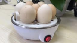 Electric Egg Cooker Single Egg Boiler Mini Steamer Kitchen Steamed Rapid Breakfast Cooking Appliances Kitchen Cooking Machine