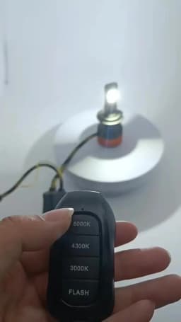H4 LED Headlights With H1 H7 H11 9005 9006 HB3 HB4 6000K 4300K 3000K Three Color Remote Control for Car Headlights Lights 12V
