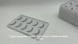 Wholesale Low Price Lash Mannequin Head Practice Kit with 5 Pairs Practice Strip Lashes for Training Eyelash Extensions 20 - 99