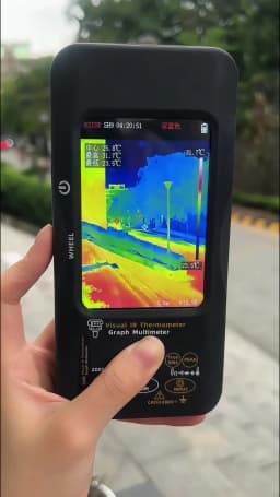 BSIDE SH9A SH9 320*428 Thermal Imager Camera Digital Multimeter 2 in 1 IR Camera for Macro Lens Current SH7 SH7A Voltmeter