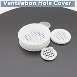 10/100Pcs Wardrobe Cabinet Air Vent Decorative Cover Durable Ventilator Grille Hole Ornaments Furniture Accessories
