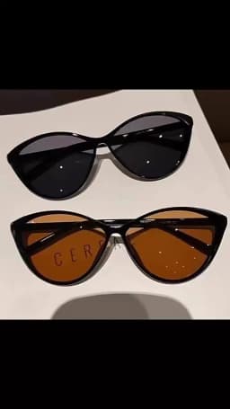 1/2 Pcs Korean Cat Eye Sunglasses, Lightweight, UV Protection, Retro Trendy, for Fashion Ladies