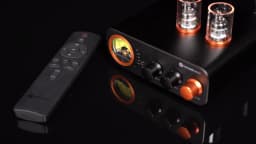 Fosi Audio MC331 2.0 Channel Bluetooth Stereo Integrated Tube Amplifier, Mini All-in-One DAC Audio Power Amp for Passive Speaker