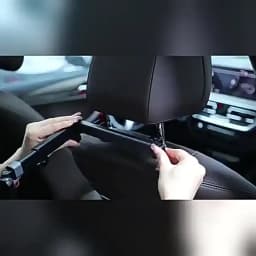 Hipacool Telescopic Car Phone Holder Tablet Seat Back Stand Headrest Adjustable Magneitc Car Tablet Bracket for 5.6-11.8“Device
