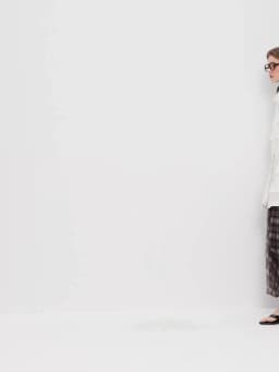 FSLE Retro Plaid Mesh A-line Skirt for Women New Spring Style for 2026 Flowing Draped Skirt Ankle-length Streetwear Citywalk Ins