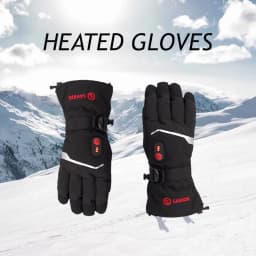 Savior Electric Heated Skiing Gloves Rechargeable Winter Warm Gloves Snowboarding ForHiking Climbing Running Riding