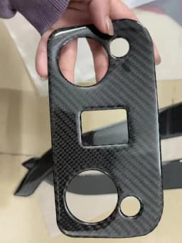 For Audi A4 B8 A5 Q5 2009-2018 Interior Accessories Carbon Fiber Car Console Gear Shift Panel Decoration Cover Trim Sticker