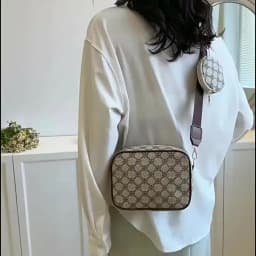 Simple And Trendy Texture, Casual Women's Shoulder Bag With A Foreign Style Strap, Small Hanging Bag, Diagonal Crossbody Small S