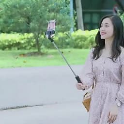 FGCLSY Monopod Remote Shutter Fill Light for iPhone Samsung Xiaomi Phone Holder Mini Tripod Wireless Bluetooth Selfie Stick