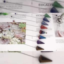 Natural Crystal Pendulums for Divination Dowsing Amethyst Pink Quartz Pendulum Reiki Healing Gem Stone Pendant Pendulos