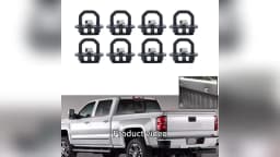 For Car Truck Pickup Tie Down Anchor Bed Side Wall Anchor Accessories For GMC Sierra Canyon Chevy Silverado Colorado 07-18