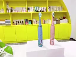 Children's Electric Toothbrush Cartoon Kids With Replacement Head Ultrasonic IPX7 Waterproof Rechargeable Sonic Toothbrush