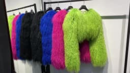 YOLOAgain Plus Size 8XL Women's Real Mongolia Sheep Fur Jacket Cropped Jacket Streetwear